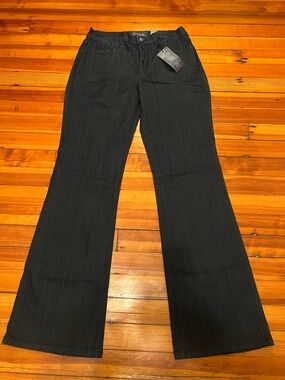 NYDJ Black Bootcut Jeans with Subtle Texture